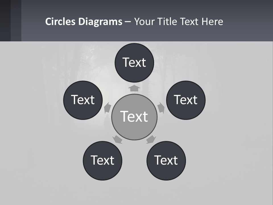 Downtown Cityscape Global PowerPoint Template