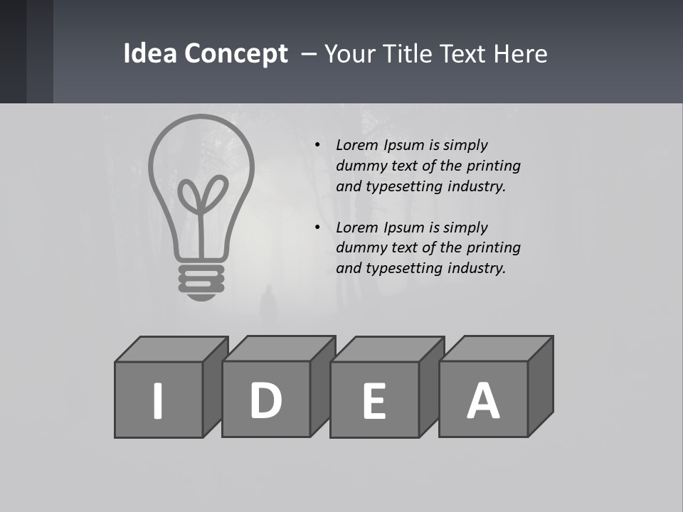 Downtown Cityscape Global PowerPoint Template