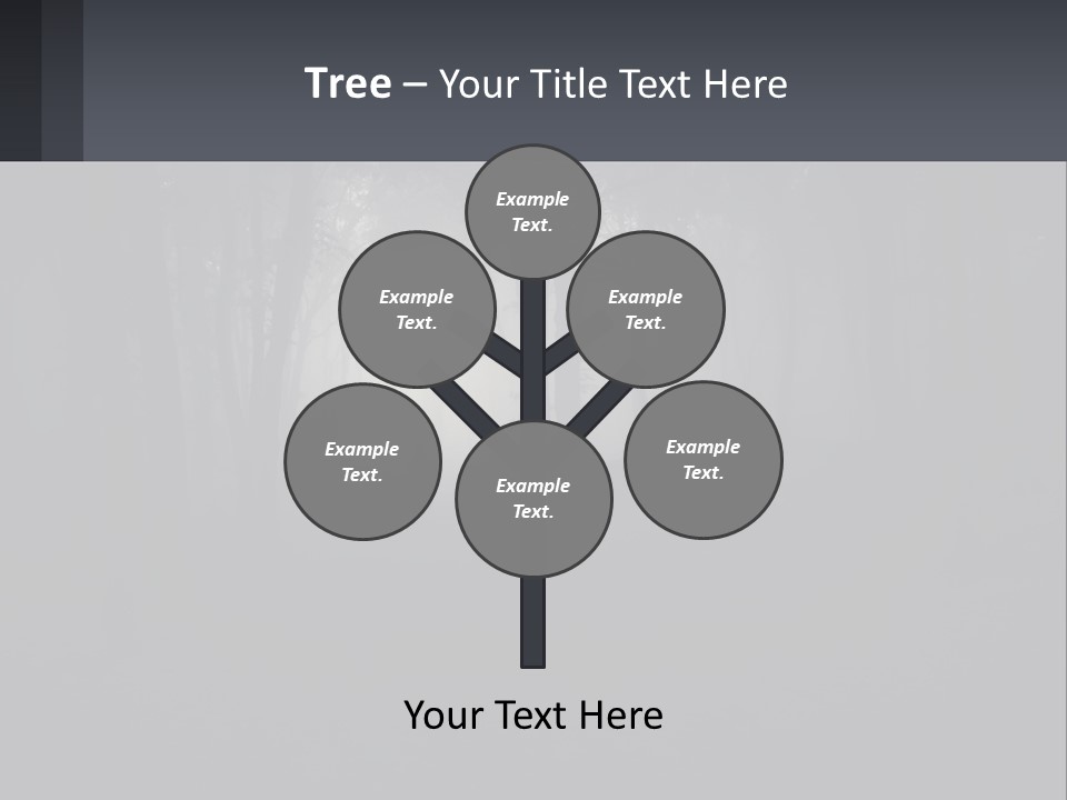 Downtown Cityscape Global PowerPoint Template
