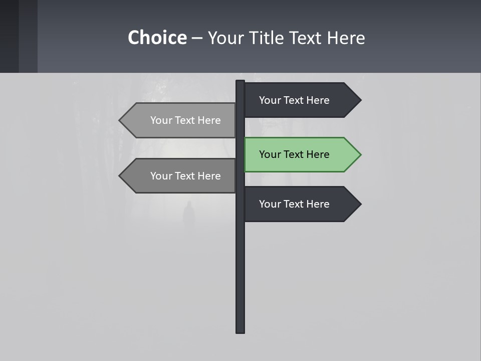 Downtown Cityscape Global PowerPoint Template