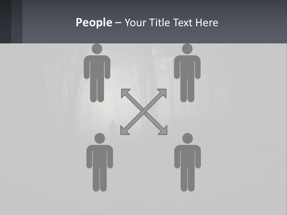 Downtown Cityscape Global PowerPoint Template