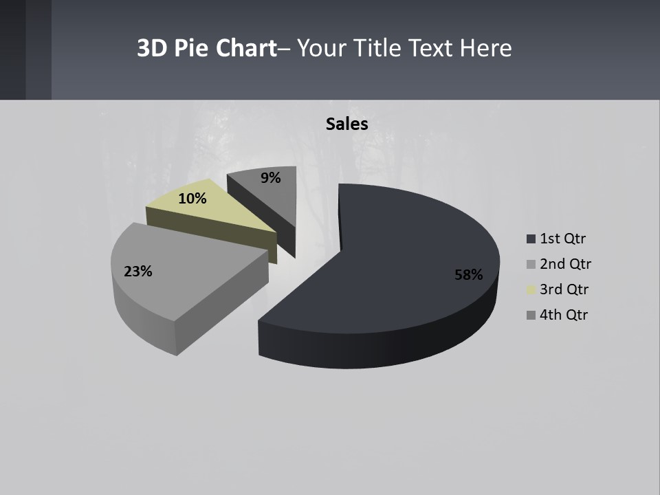 Downtown Cityscape Global PowerPoint Template