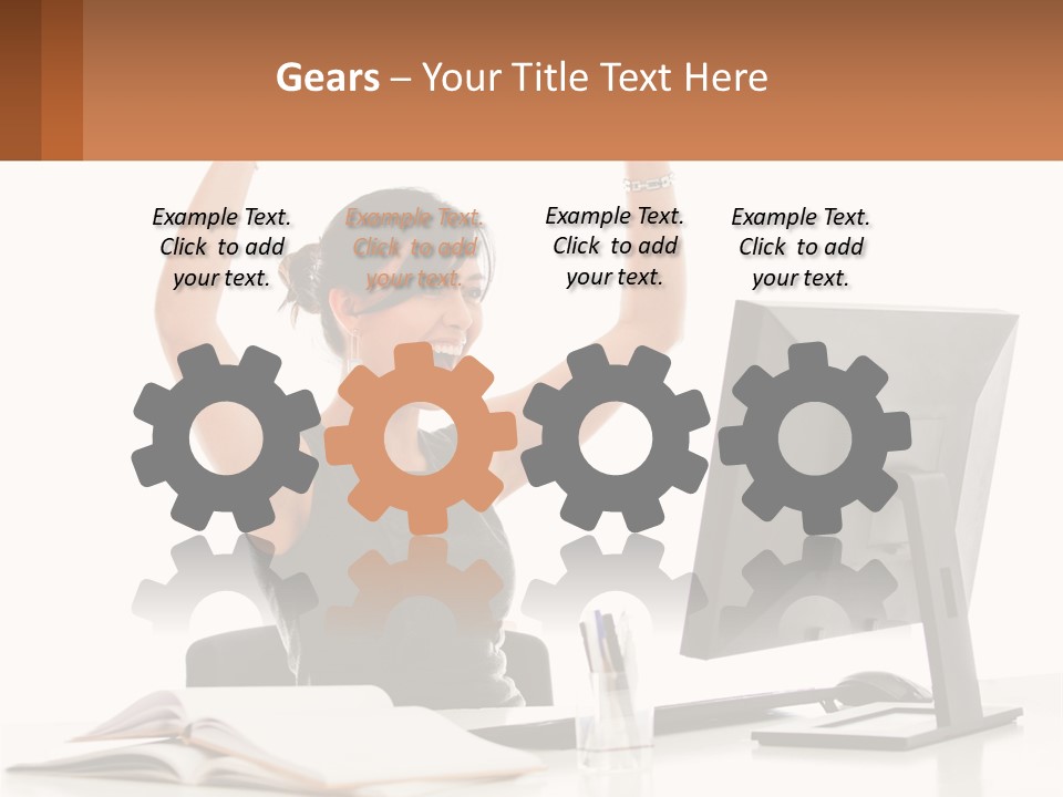 Square Structure Environment PowerPoint Template