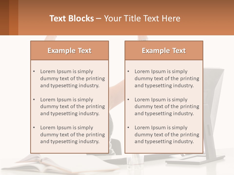 Square Structure Environment PowerPoint Template