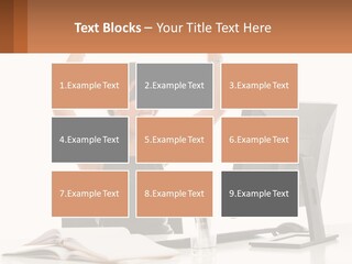 Square Structure Environment PowerPoint Template