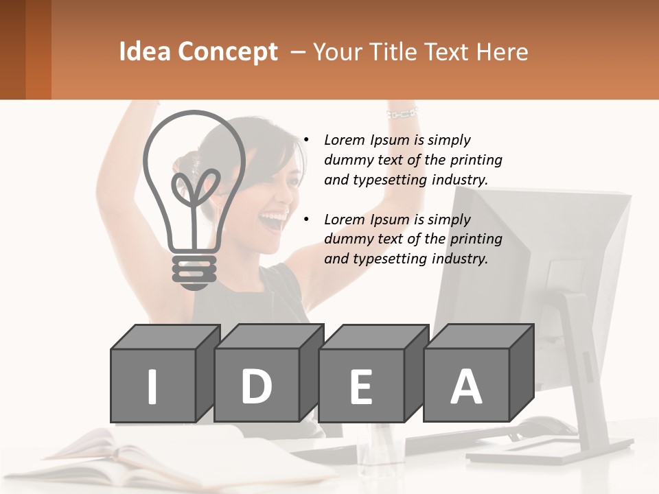 Square Structure Environment PowerPoint Template