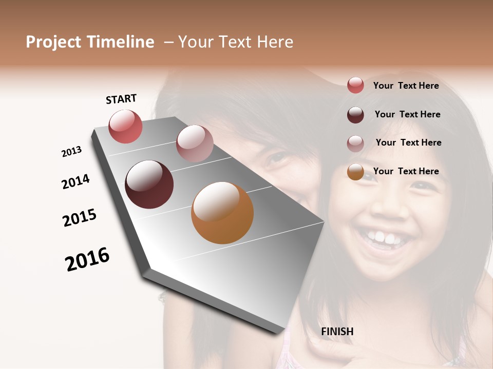 Globe Structure Skyscraper PowerPoint Template