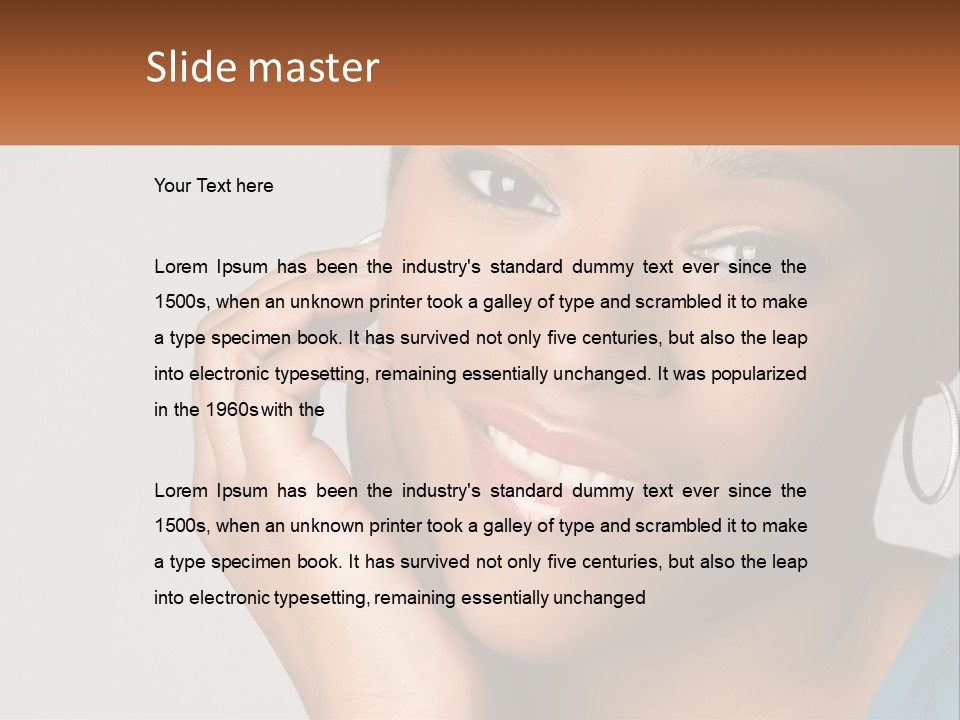 Tall Global View PowerPoint Template