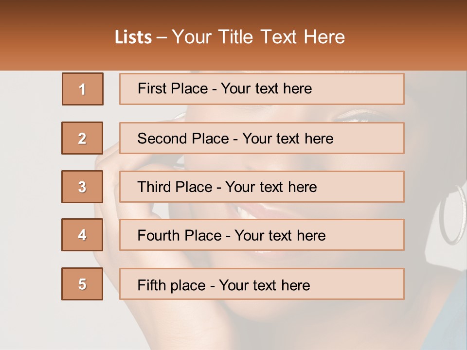 Tall Global View PowerPoint Template
