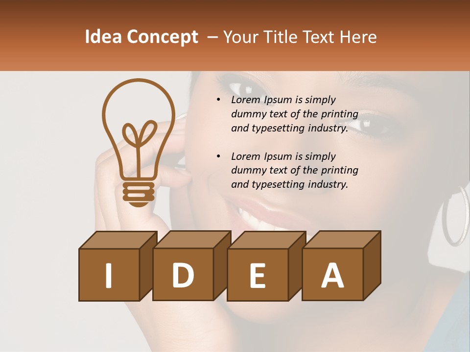 Tall Global View PowerPoint Template