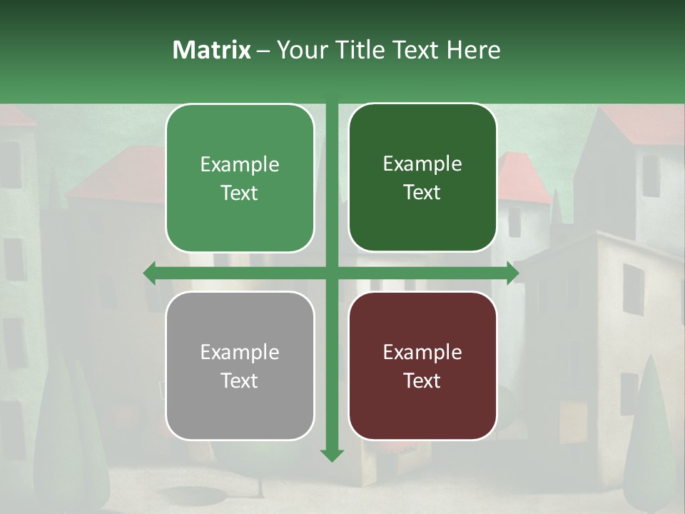 Cityscape Sphere Urban PowerPoint Template