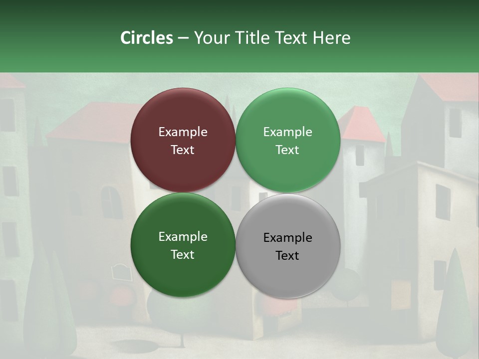 Cityscape Sphere Urban PowerPoint Template