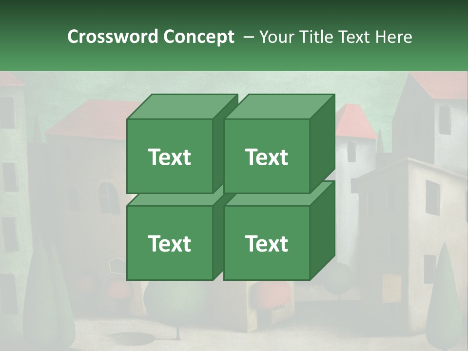 Cityscape Sphere Urban PowerPoint Template