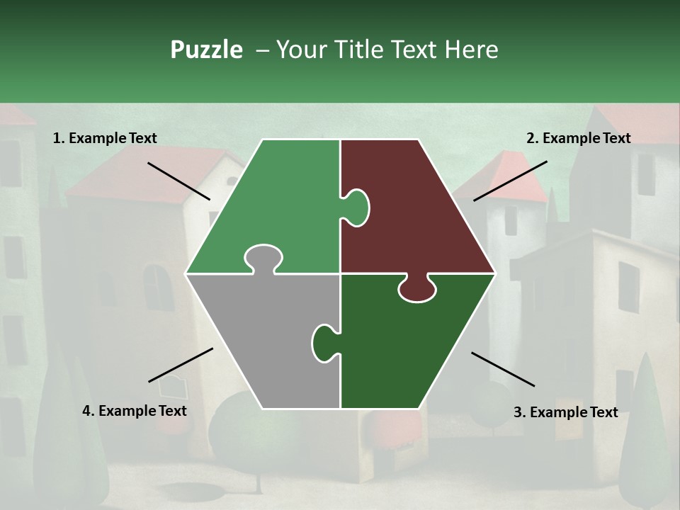 Cityscape Sphere Urban PowerPoint Template