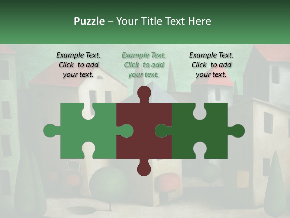 Cityscape Sphere Urban PowerPoint Template