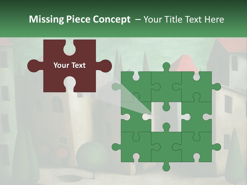 Cityscape Sphere Urban PowerPoint Template