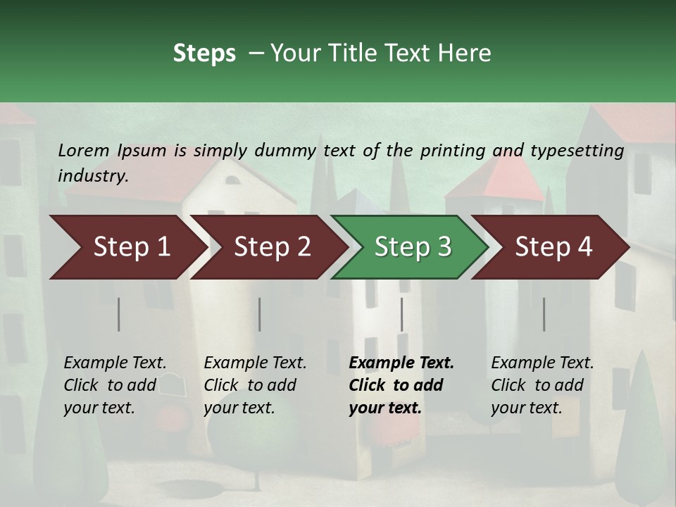 Cityscape Sphere Urban PowerPoint Template