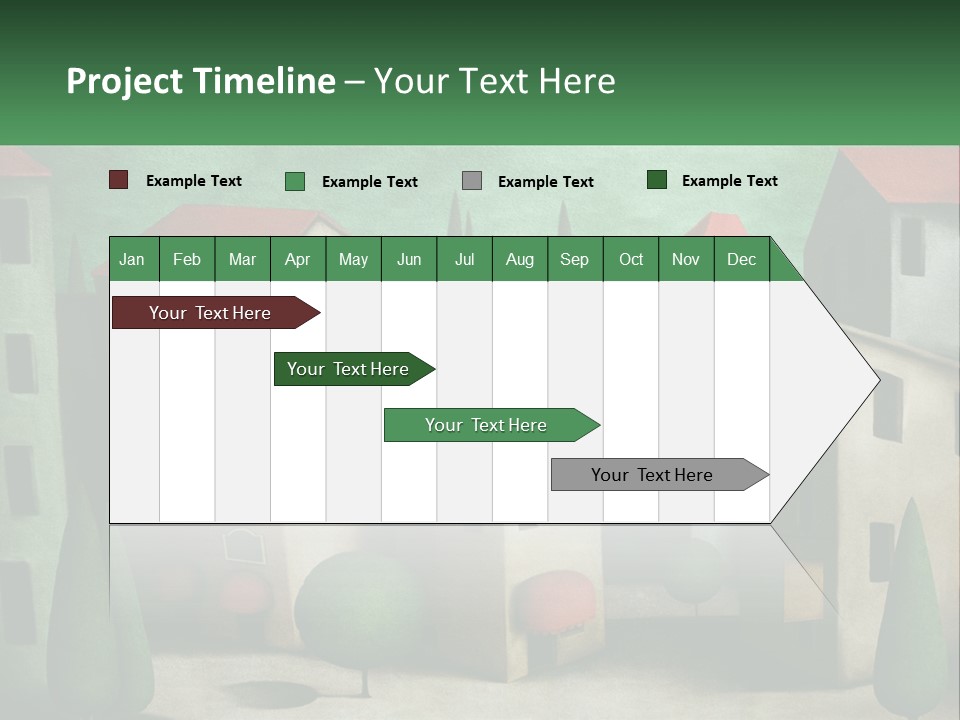 Cityscape Sphere Urban PowerPoint Template