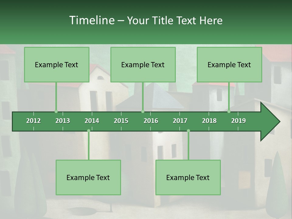 Cityscape Sphere Urban PowerPoint Template