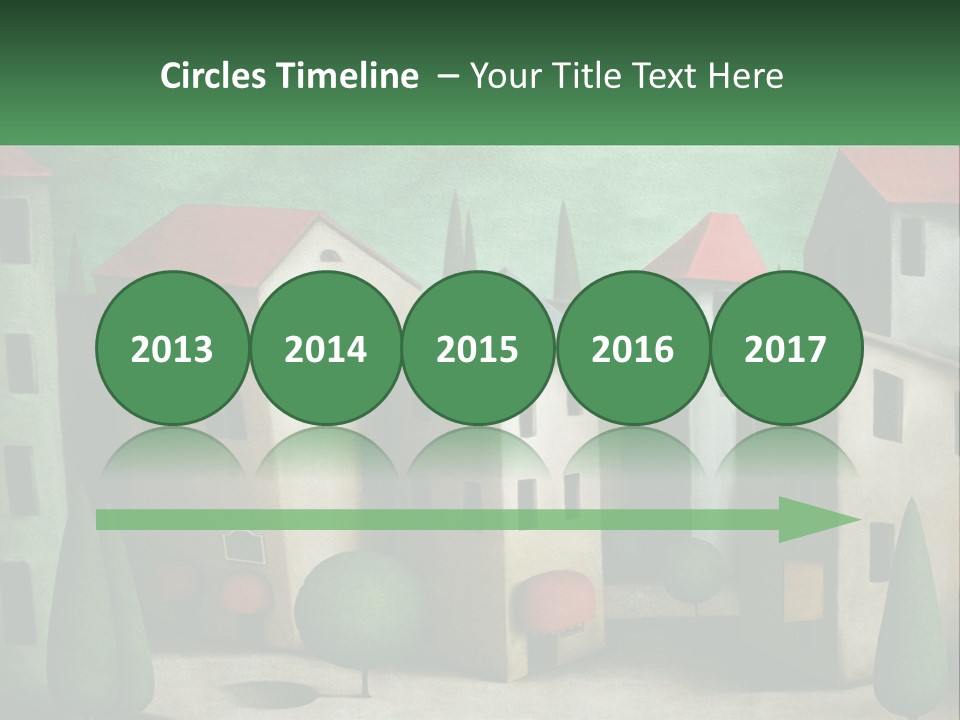 Cityscape Sphere Urban PowerPoint Template