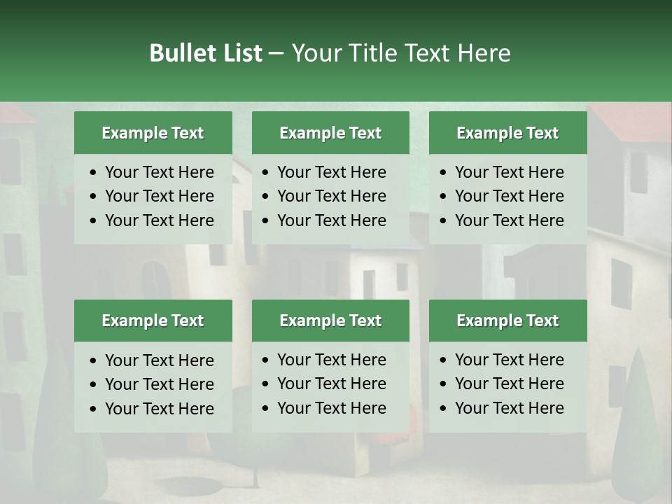 Cityscape Sphere Urban PowerPoint Template