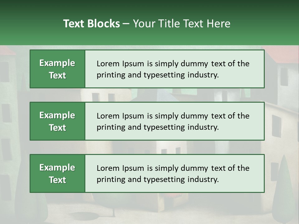 Cityscape Sphere Urban PowerPoint Template
