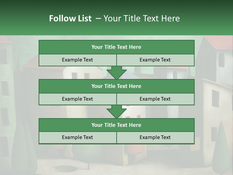 Cityscape Sphere Urban PowerPoint Template