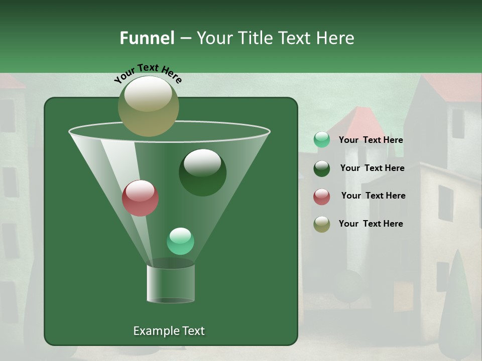 Cityscape Sphere Urban PowerPoint Template