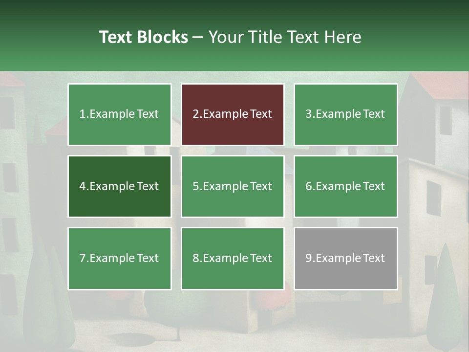 Cityscape Sphere Urban PowerPoint Template