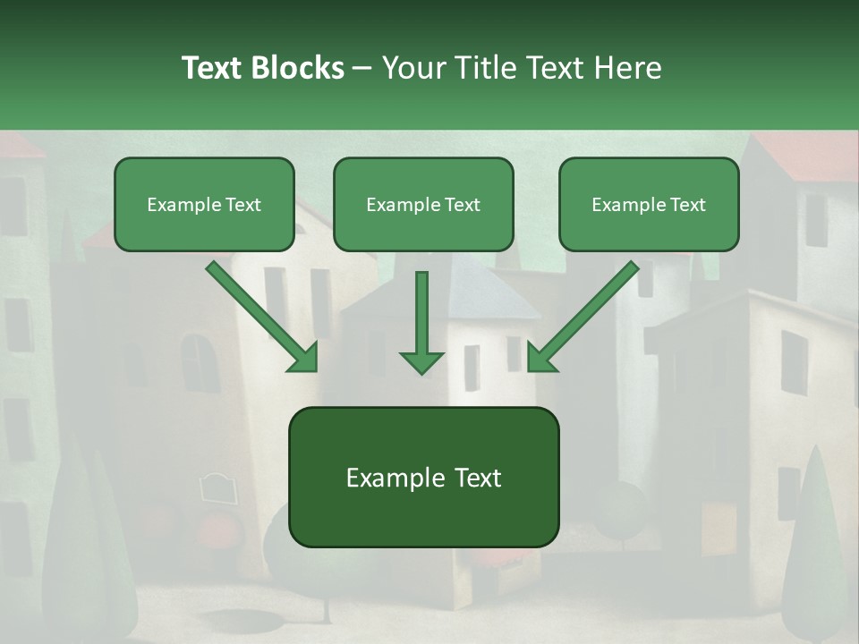 Cityscape Sphere Urban PowerPoint Template