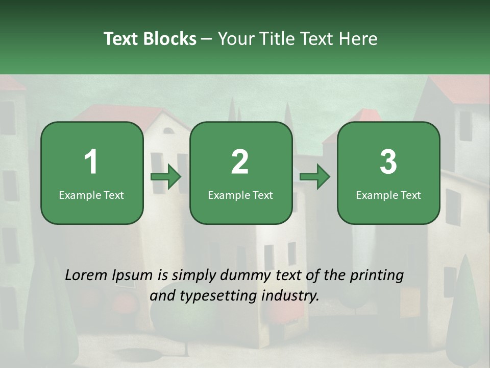 Cityscape Sphere Urban PowerPoint Template