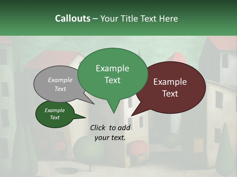 Cityscape Sphere Urban PowerPoint Template