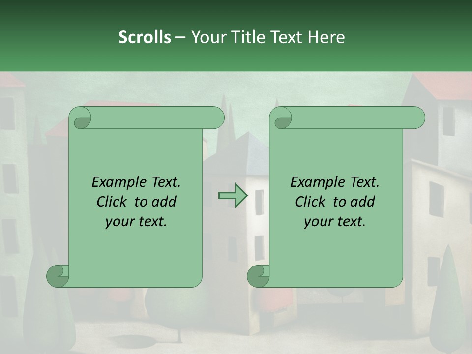Cityscape Sphere Urban PowerPoint Template