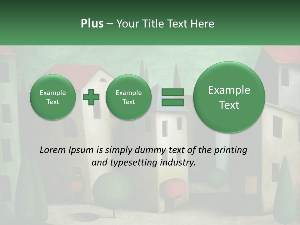 Cityscape Sphere Urban PowerPoint Template