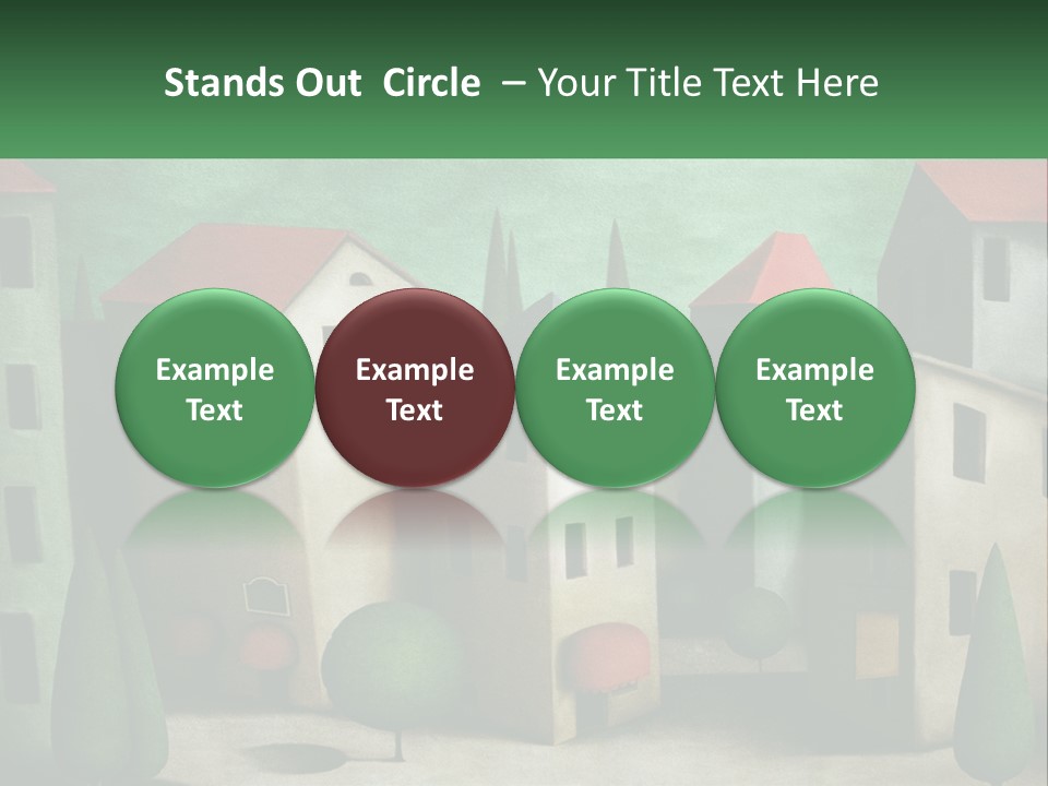 Cityscape Sphere Urban PowerPoint Template