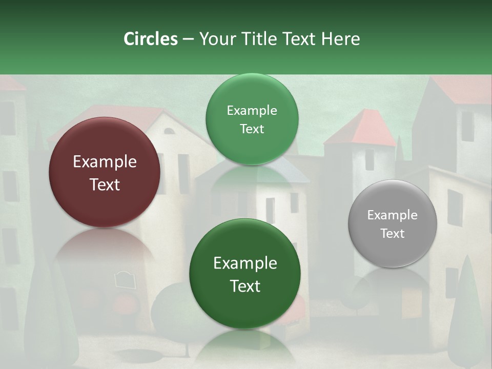 Cityscape Sphere Urban PowerPoint Template