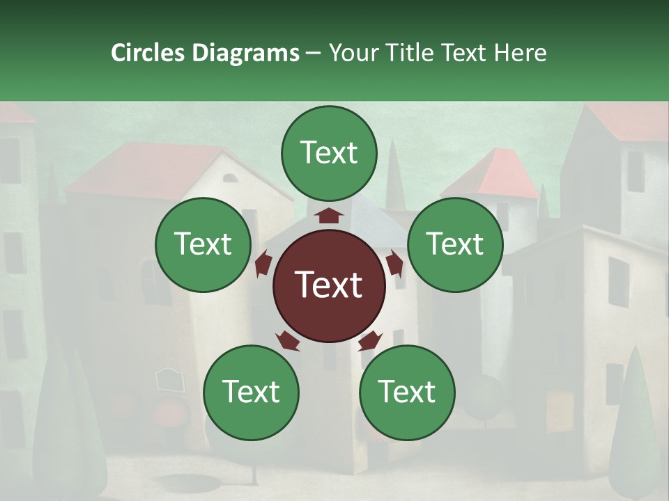 Cityscape Sphere Urban PowerPoint Template