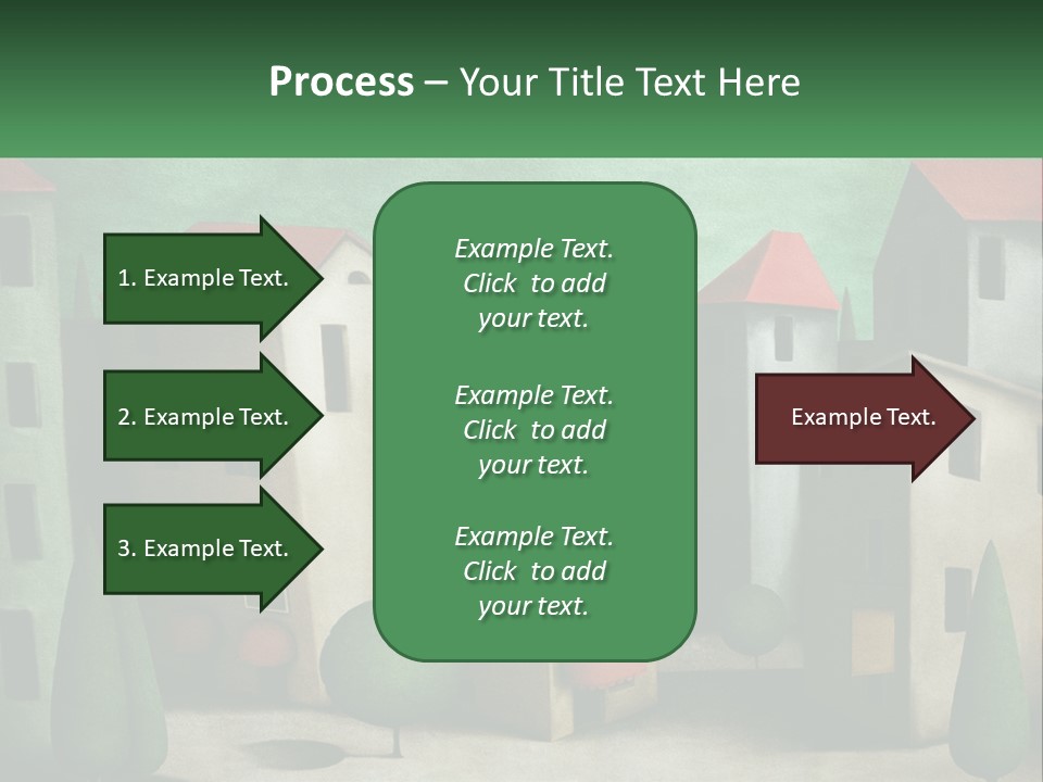 Cityscape Sphere Urban PowerPoint Template
