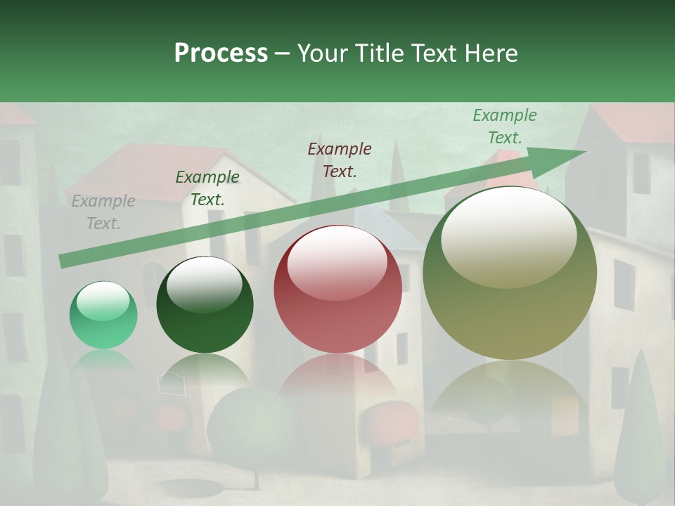 Cityscape Sphere Urban PowerPoint Template