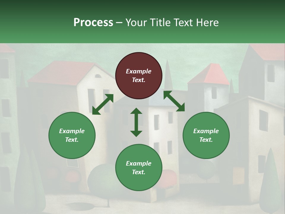 Cityscape Sphere Urban PowerPoint Template