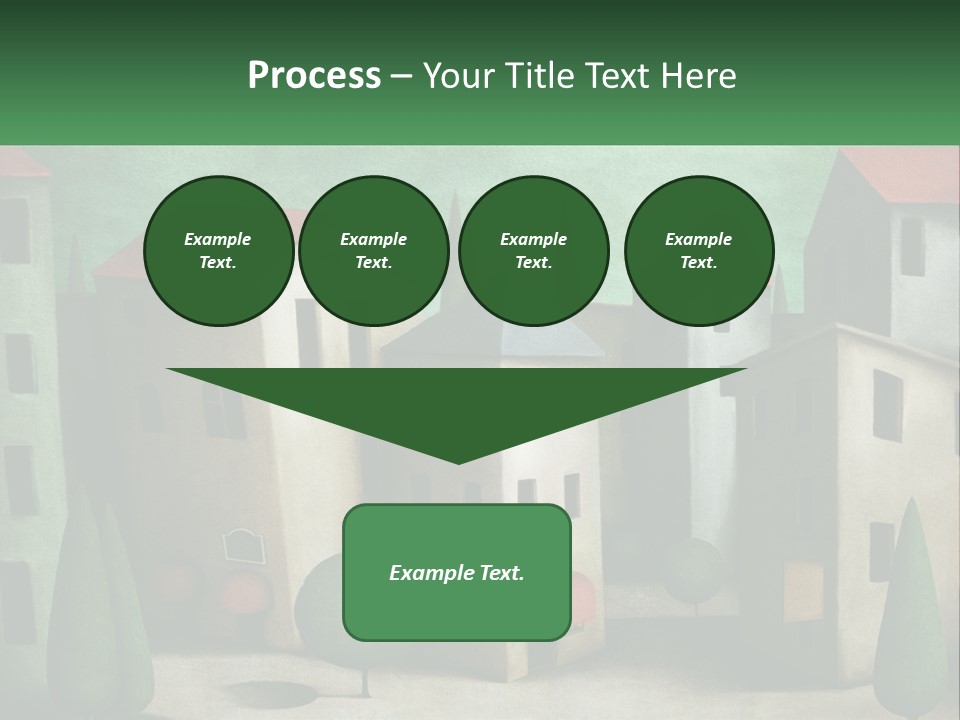 Cityscape Sphere Urban PowerPoint Template