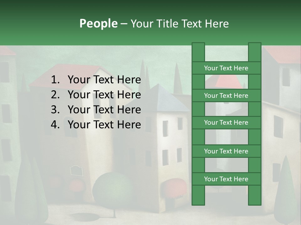 Cityscape Sphere Urban PowerPoint Template