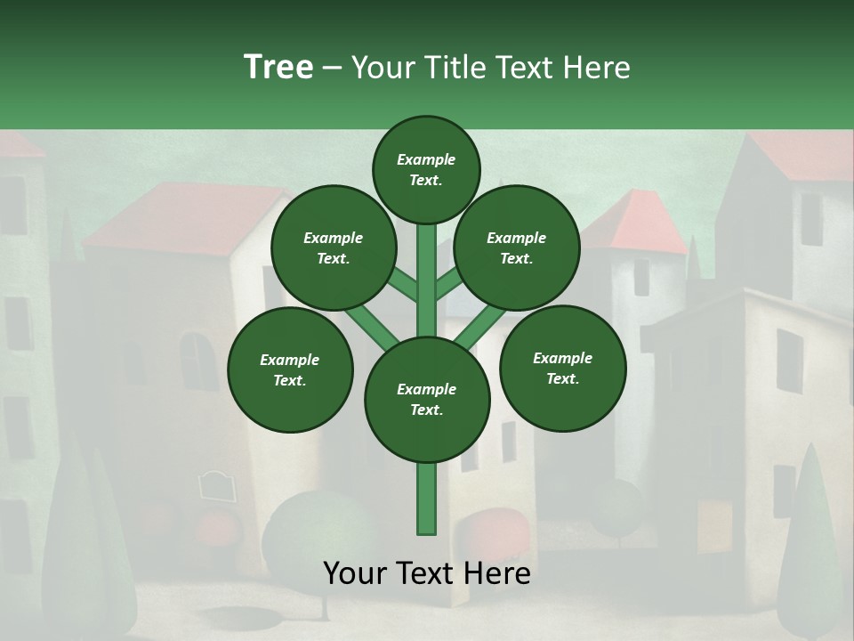 Cityscape Sphere Urban PowerPoint Template