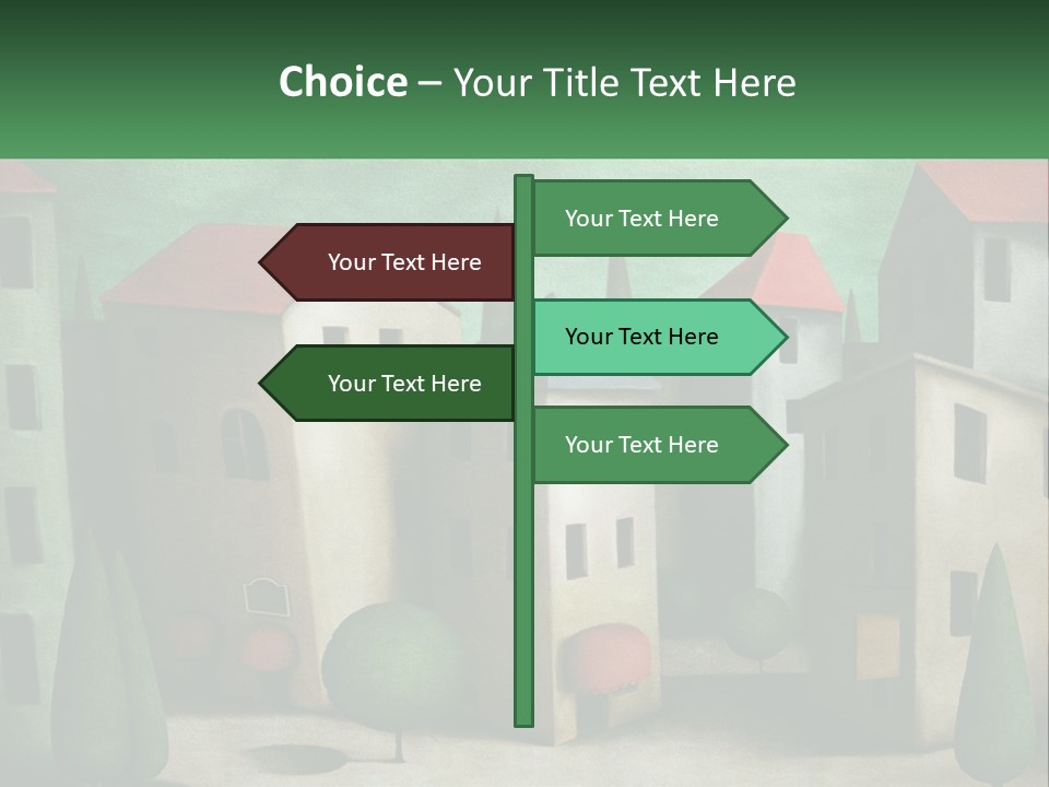 Cityscape Sphere Urban PowerPoint Template