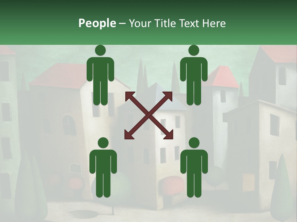 Cityscape Sphere Urban PowerPoint Template