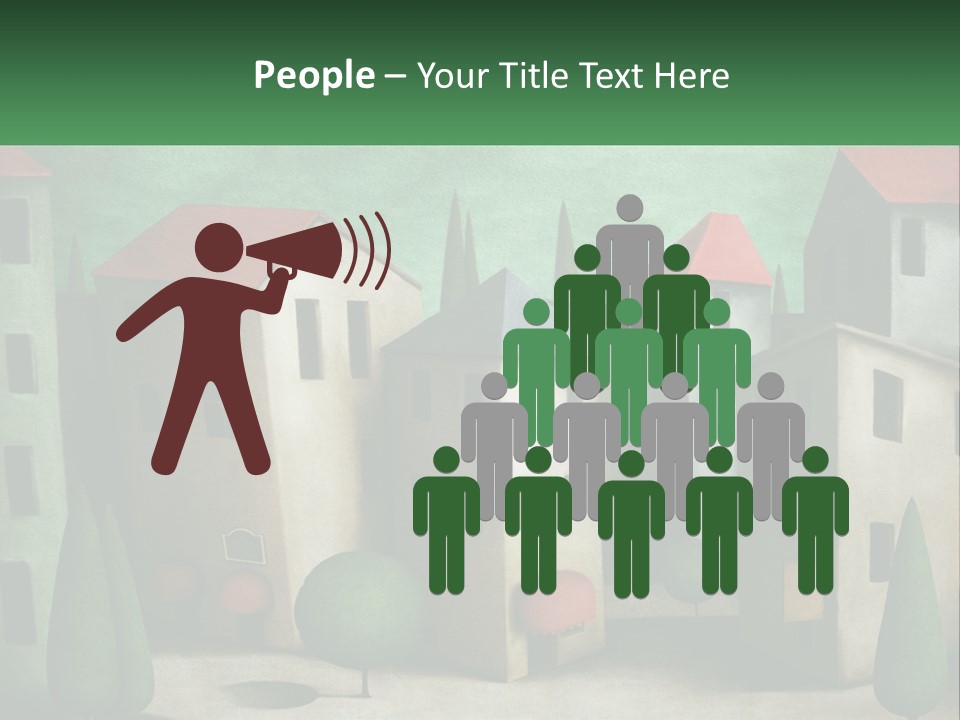 Cityscape Sphere Urban PowerPoint Template