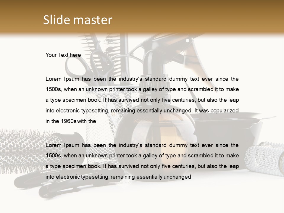 High Construction Tall PowerPoint Template