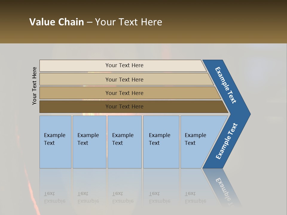 Illustration Cityscape Graphic PowerPoint Template