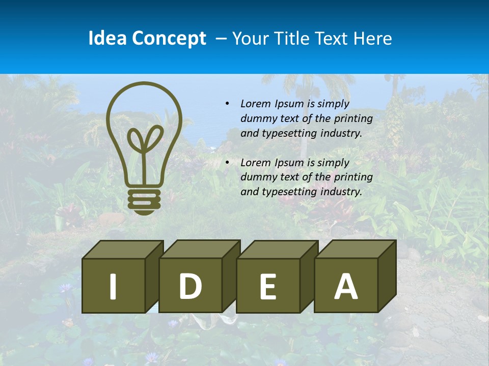 Modern Tall Design PowerPoint Template