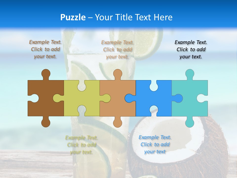 Tall Render City PowerPoint Template